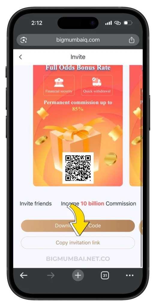 BIG MUMBAI INVITATION LINK